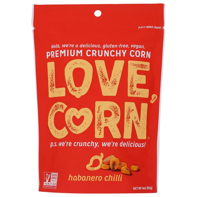LOVE CORN: Habanero Chili Crunchy Corn, 4 oz - #tag1# - #tag2#