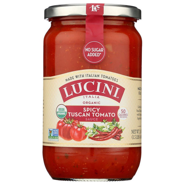 LUCINI: Italia Tomato Sauce Spicy Tuscan, 25.5 oz - #tag1# - #tag2#