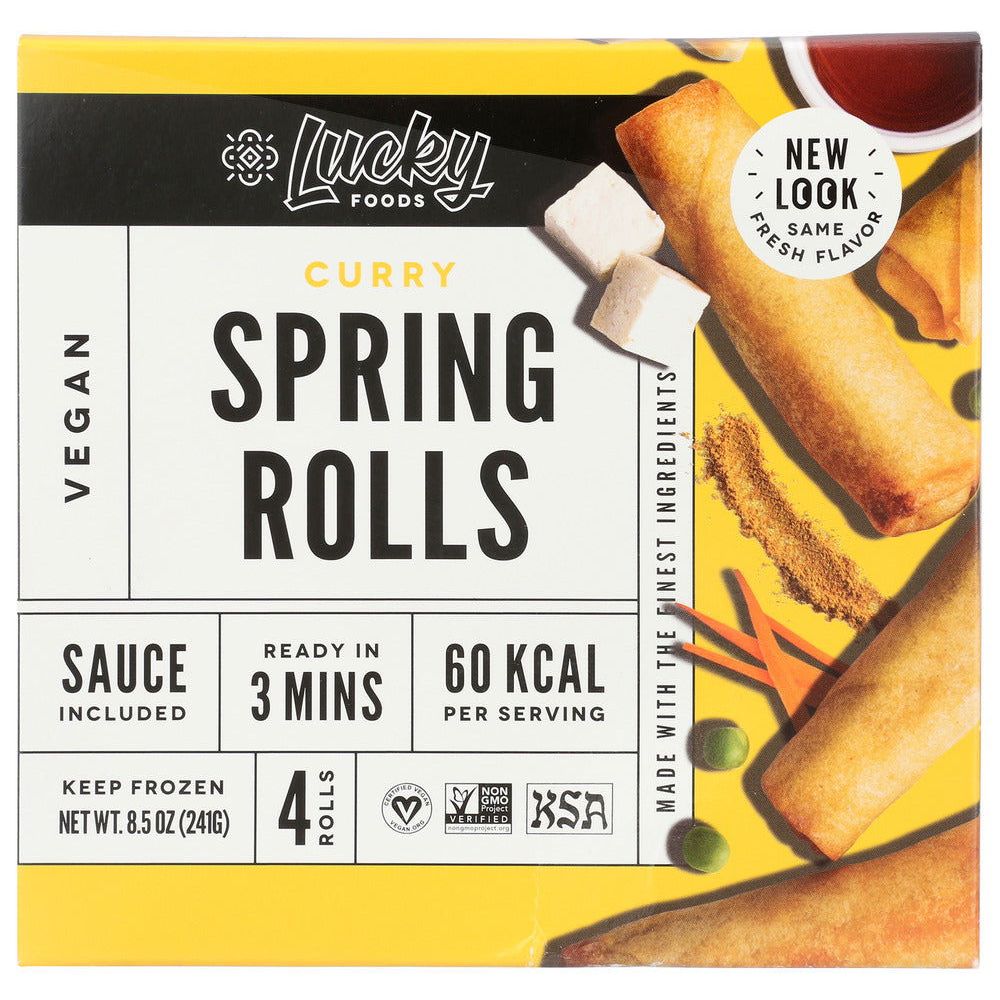 LUCKY: Curry Spring Rolls, 8.5 oz - #tag1# - #tag2#