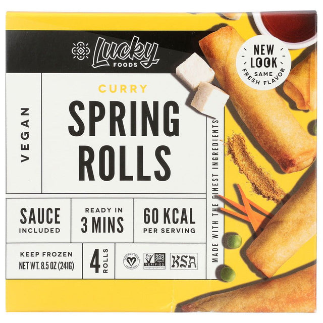 LUCKY: Curry Spring Rolls, 8.5 oz - #tag1# - #tag2#