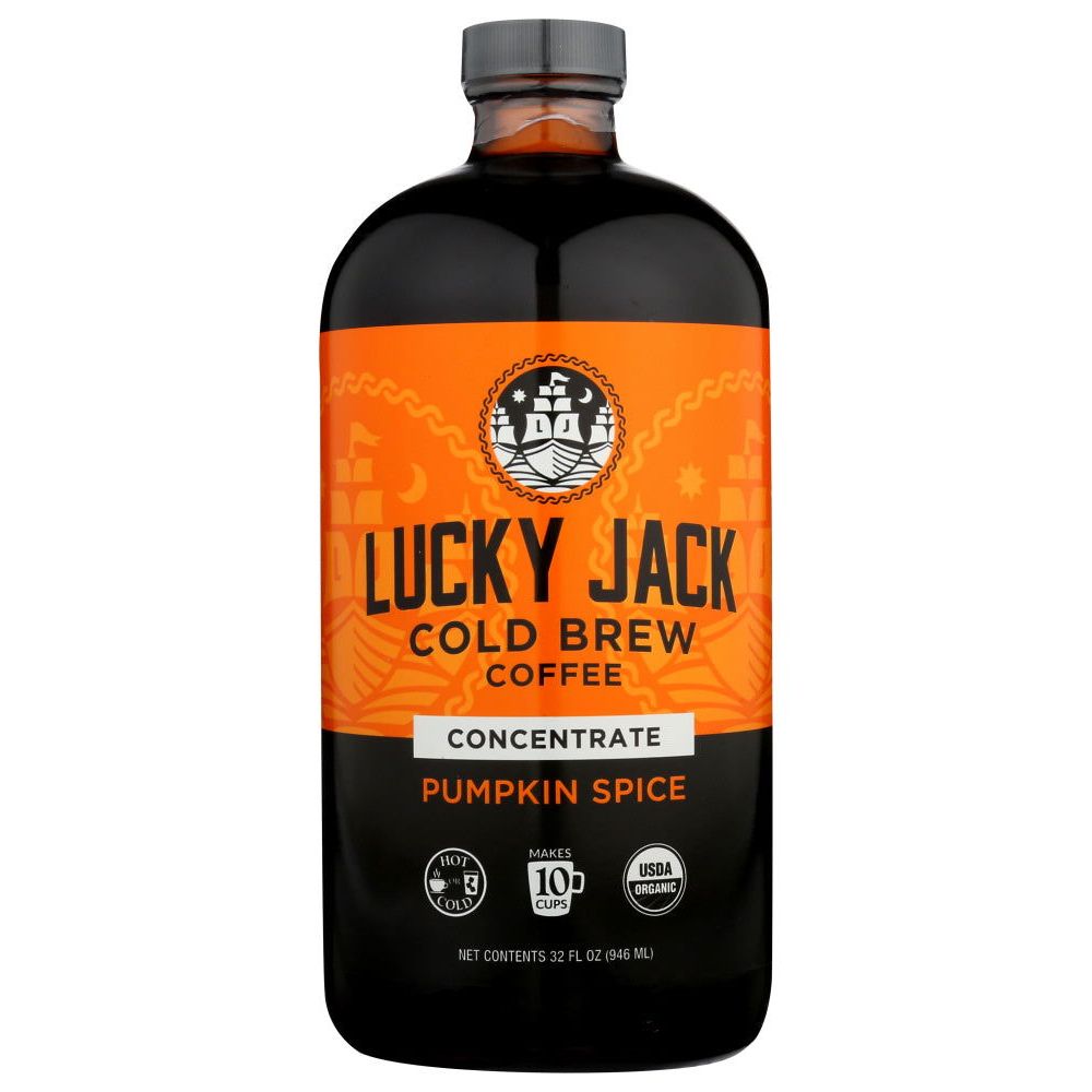 LUCKY JACK: Coffee Cold Brew Pumpkin Spice, 32 oz - #tag1# - #tag2#