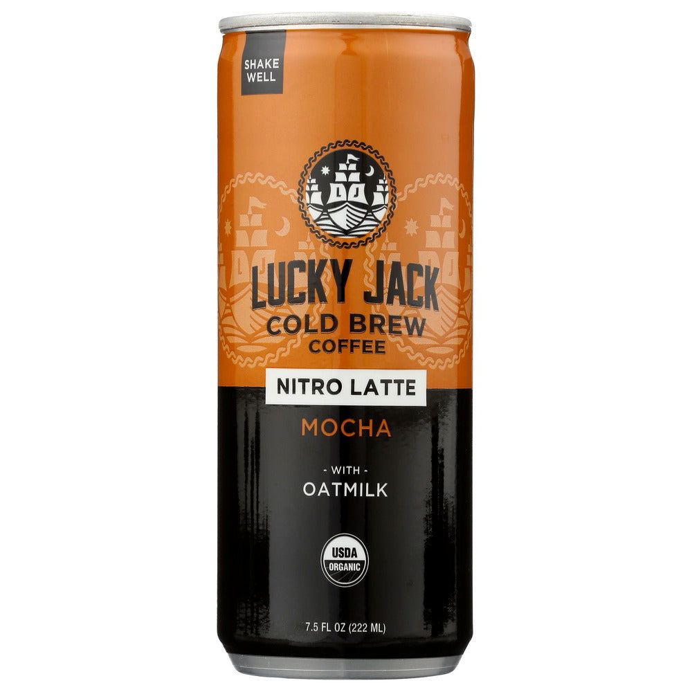 LUCKY JACK: Nitro Latte Mocha With Oatmilk Coffee, 7.5 fo - #tag1# - #tag2#