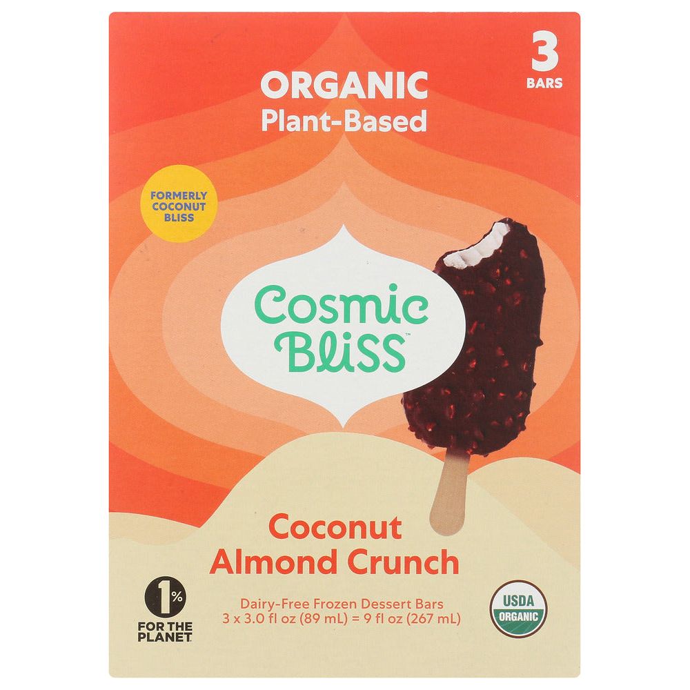 LUNA & LARRY'S: Coconut Bliss Coconut Almond in Chocolate 3 Bars, 9 Oz - #tag1# - #tag2#