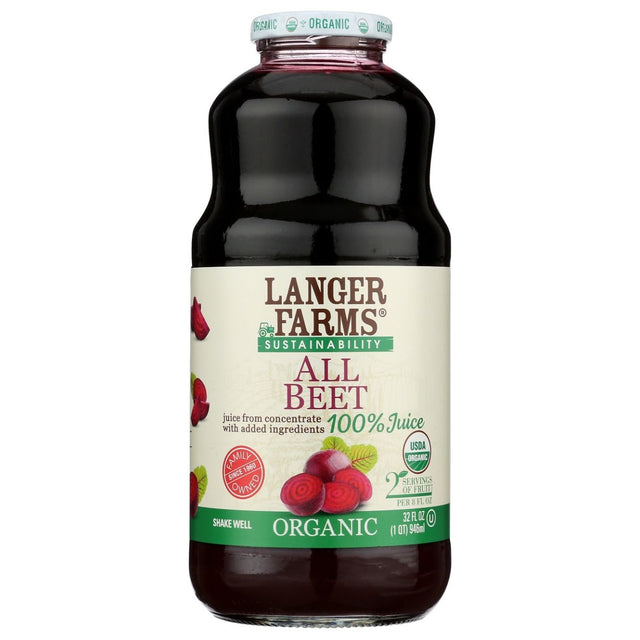 L & A JUICE: Organic All Beet Juice, 32 oz - #tag1# - #tag2#