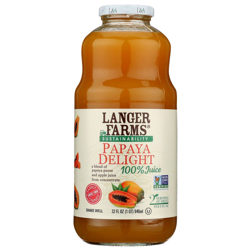 L & A JUICE: Papaya Delight, 32 oz - #tag1# - #tag2#