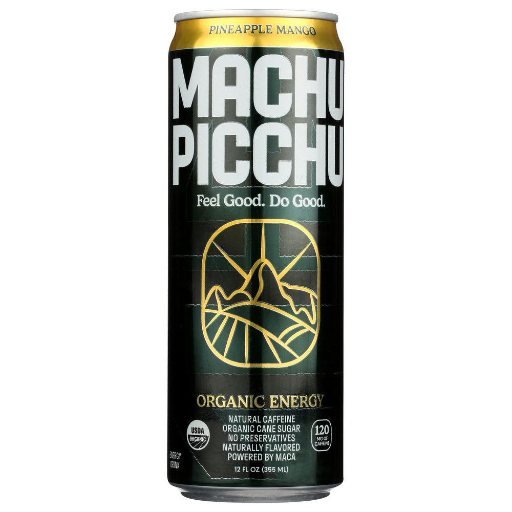 MACHU PICCHU: Pineapple Mango Organic Energy Drink, 12 fo - #tag1# - #tag2#