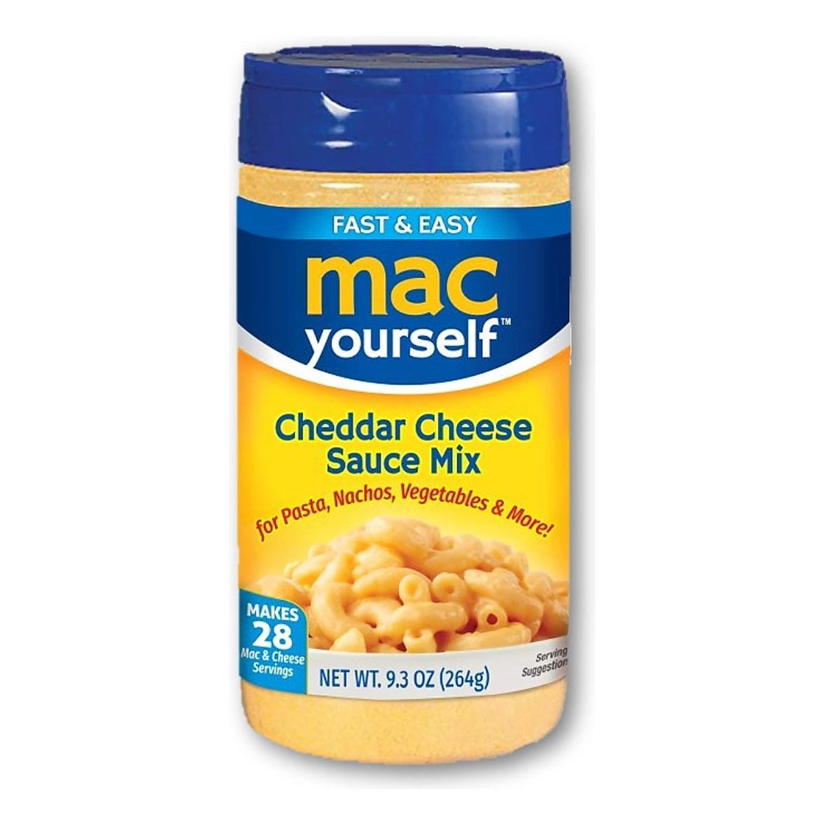 MAC YOURSELF: Cheese Sauce Mix Cheddar, 9.3 OZ - #tag1# - #tag2#