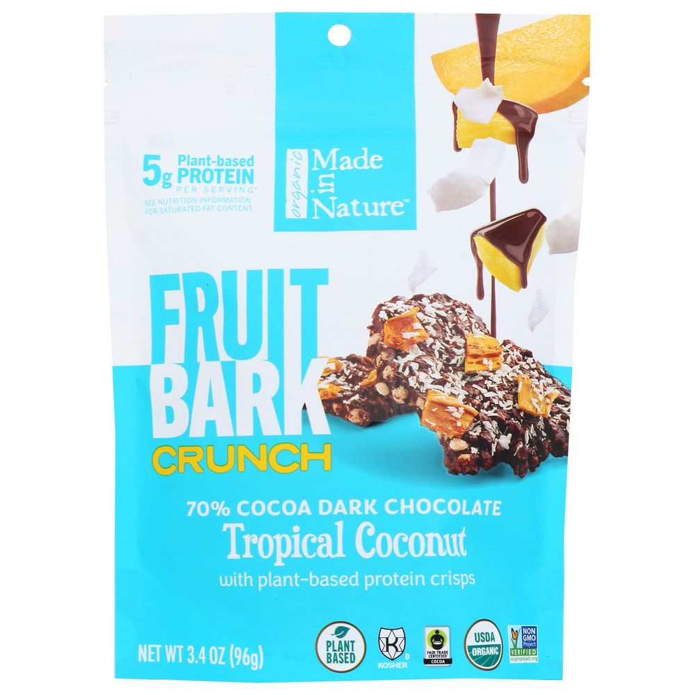 MADE IN NATURE: Fruit Bark Crunch Tropical Coconut, 3.4 oz - #tag1# - #tag2#