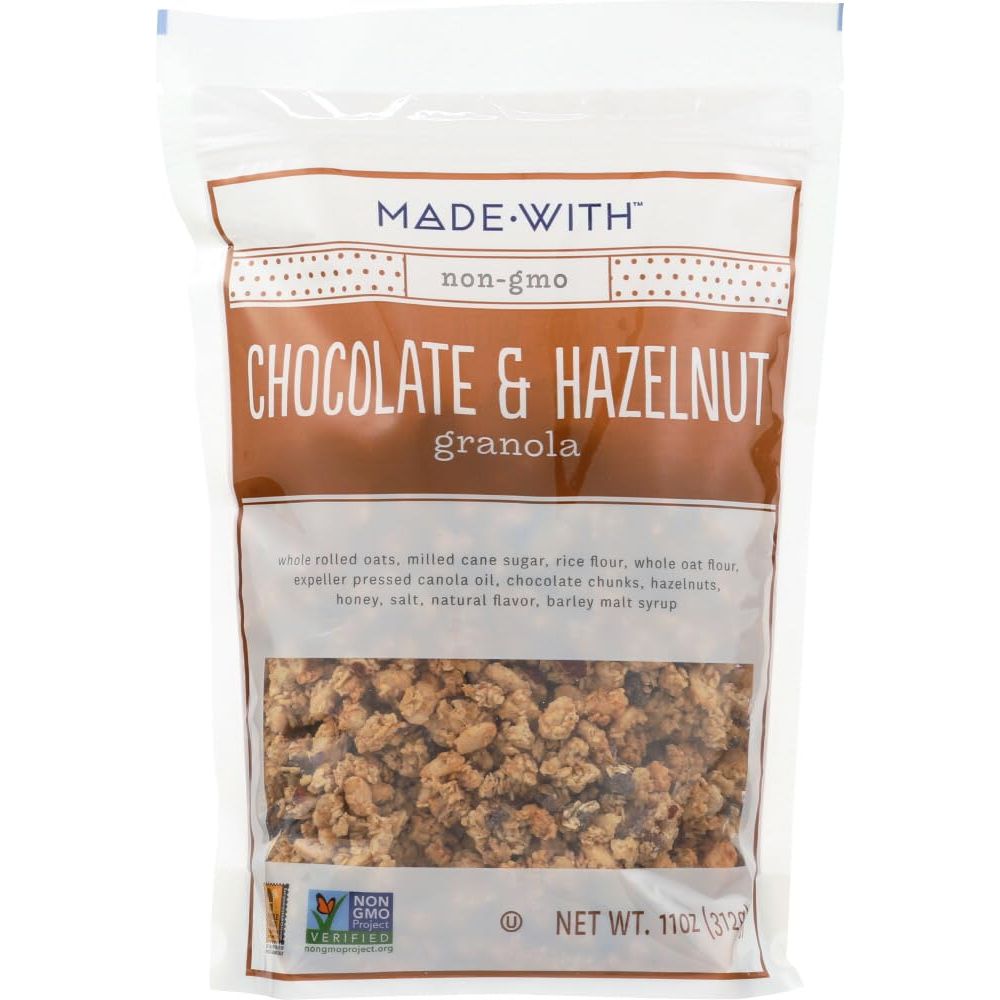 MADE WITH: Chocolate and Hazelnut Granola, 11 oz - Sunshine Co Op. - #tag1# - #tag2# - #tag3# - #tag4#