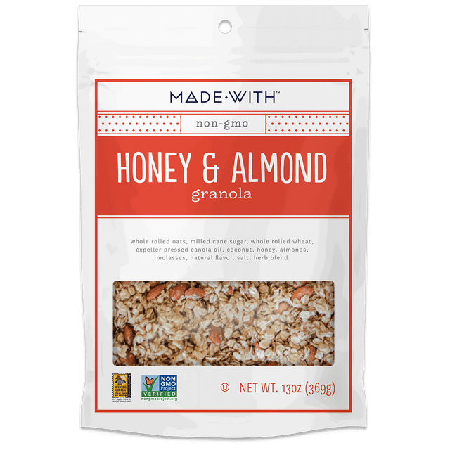 MADE WITH: Honey and Almond Granola, 13 oz - #tag1# - #tag2#