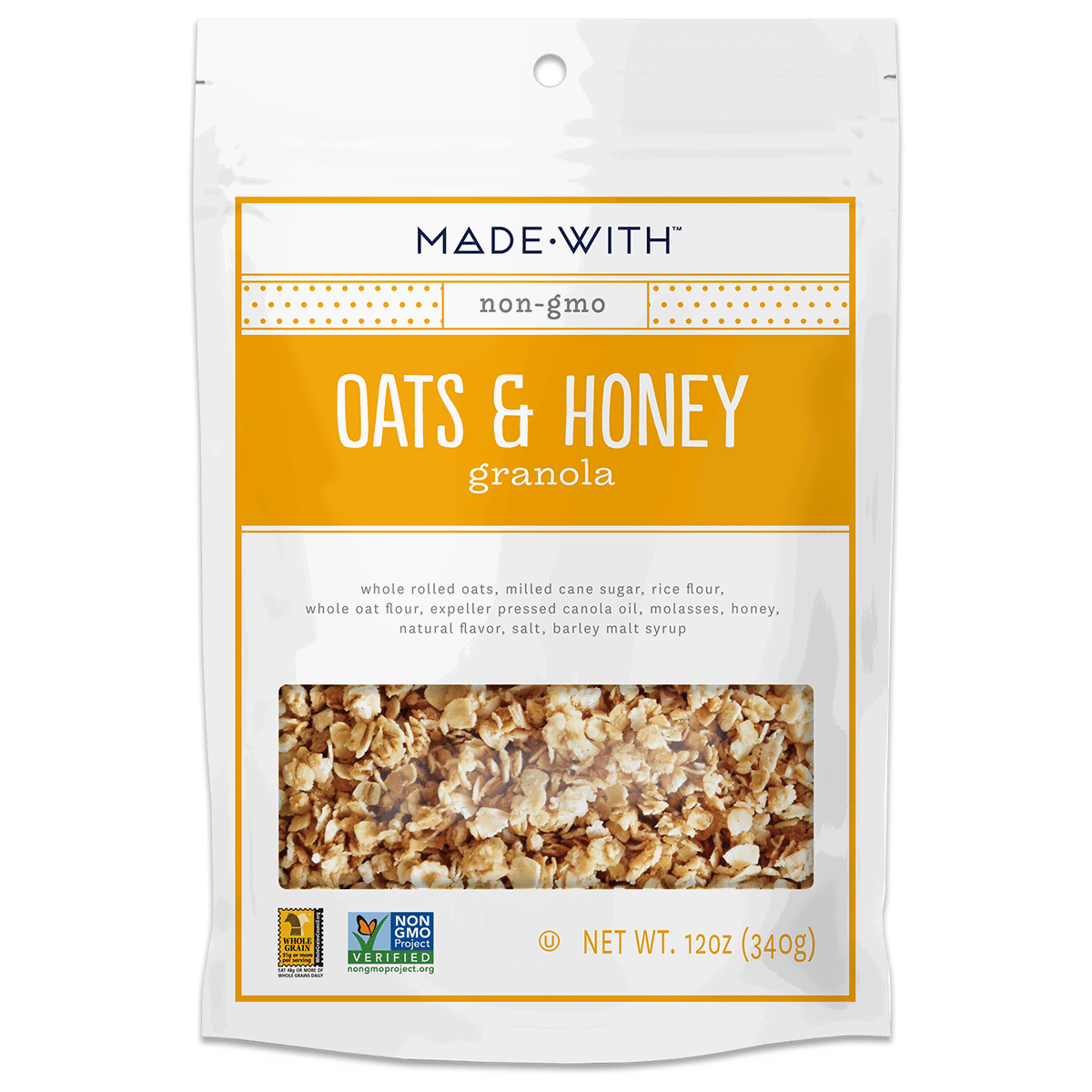 MADE WITH: Oats and Honey Granola, 12 oz - #tag1# - #tag2#