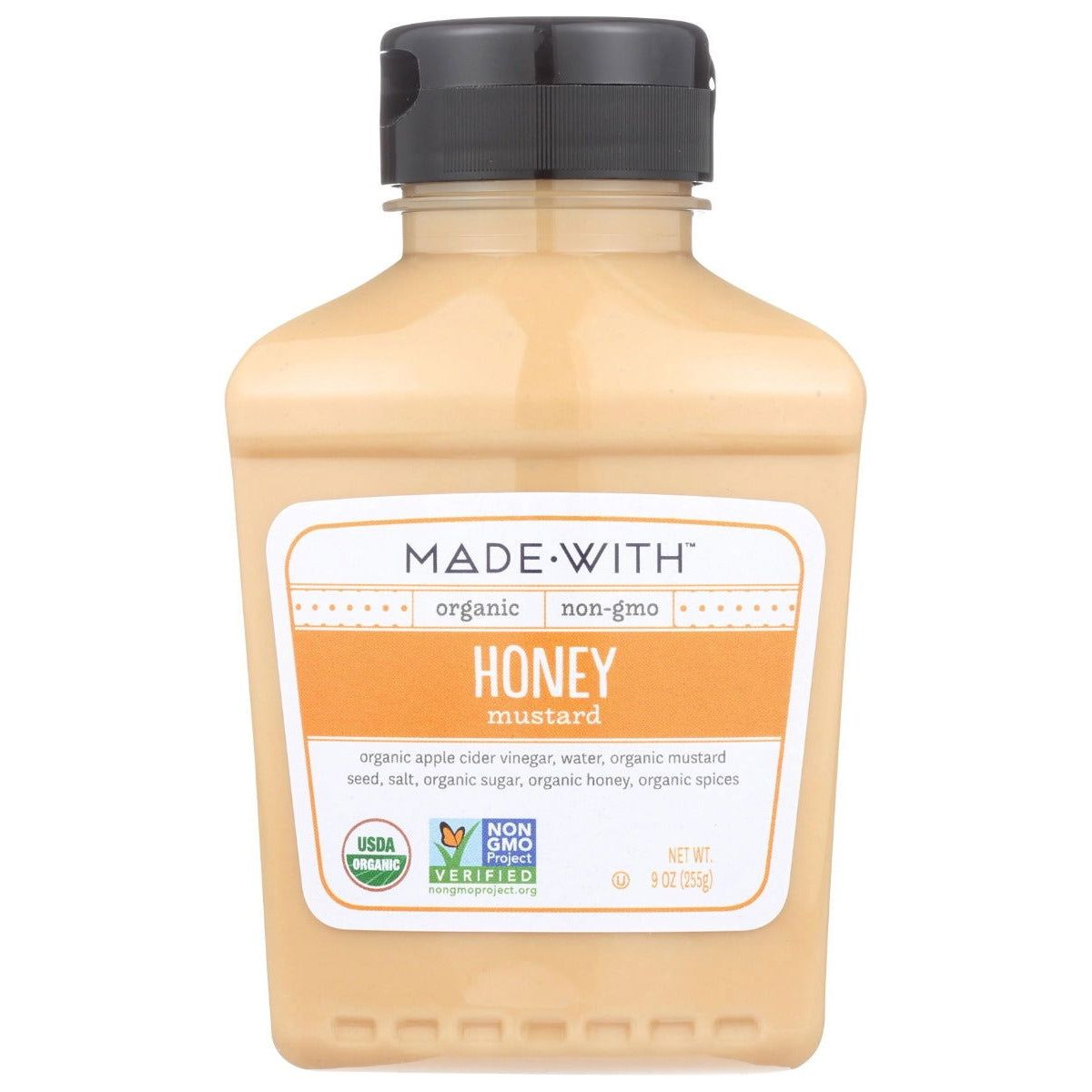 MADE WITH: Organic Mustard Honey, 9 oz - Sunshine Co Op. - #tag1# - #tag2# - #tag3# - #tag4#