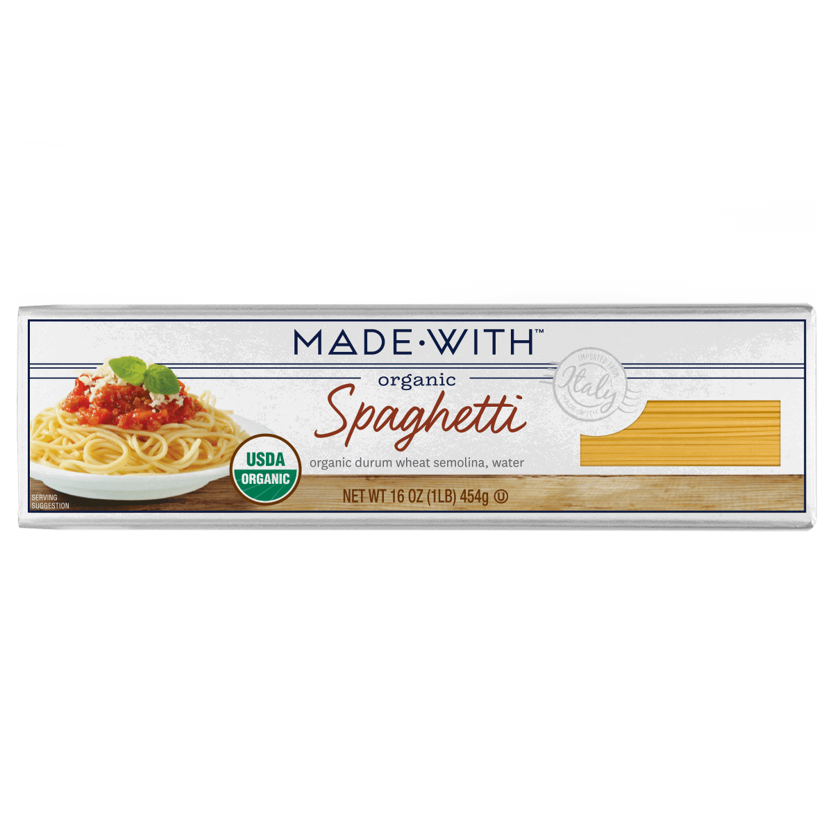 MADE WITH: Pasta Spaghetti Org, 16 oz - #tag1# - #tag2#