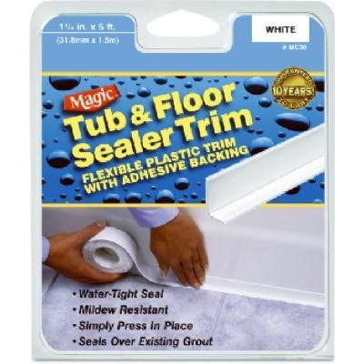 MAGIC: White Tub & Floor Sealer Trim, 1 pc - #tag1# - #tag2#
