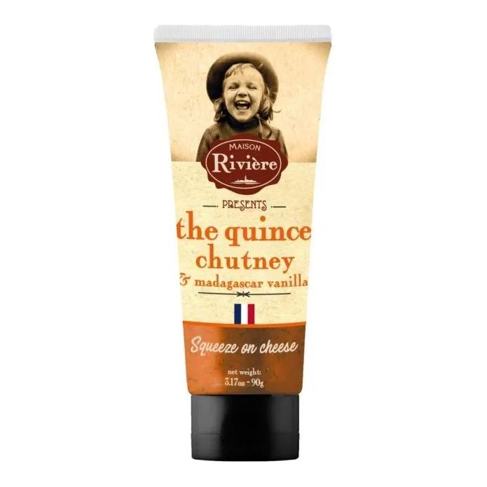 MAISON RIVIERE: Quince and Madagascar Vanilla Chutney, 3.17 oz - #tag1# - #tag2#