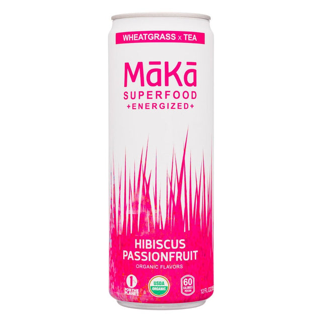 MAKA: Hibiscus Passionfruit Energized Tea, 12 fo - #tag1# - #tag2#