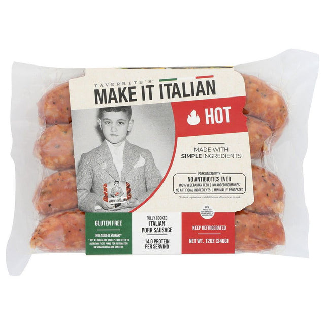 MAKE IT ITALIAN: Hot Italian Pork Sausage, 12 oz - #tag1# - #tag2#