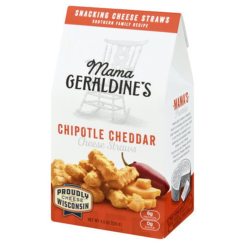 MAMA GERALDINES: Cheese Straw Chipotle, 4.5 oz - #tag1# - #tag2#