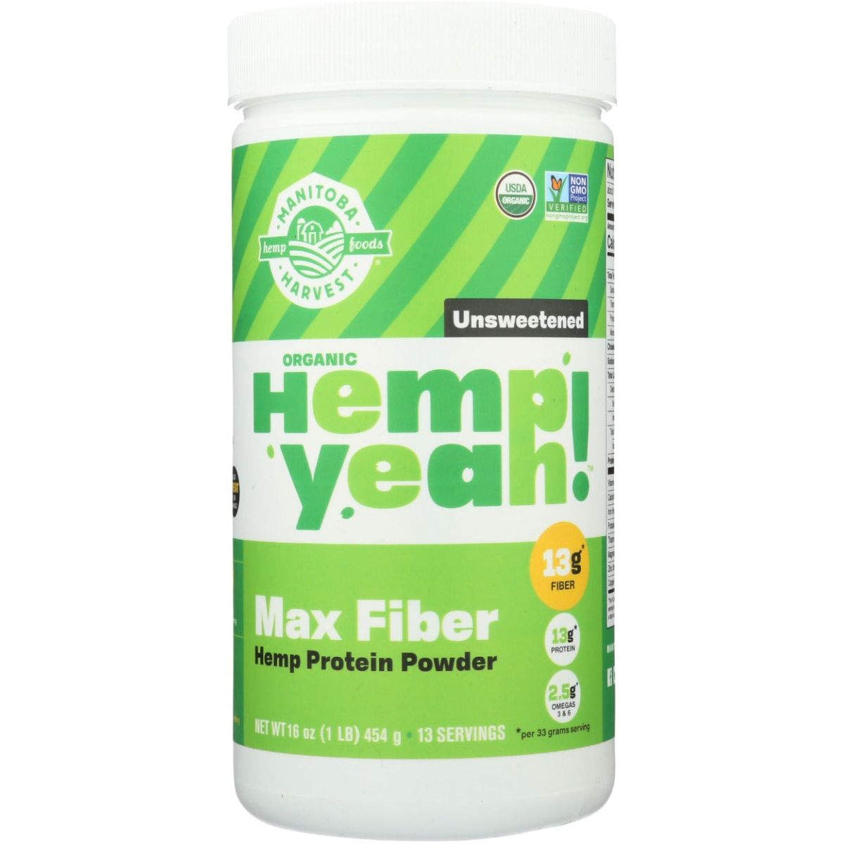 MANITOBA HARVEST: Hemp Yeah Max Fiber Unsweetened, 16 oz - #tag1# - #tag2#