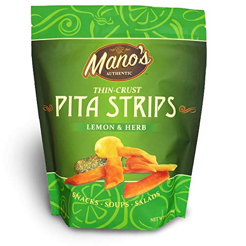 MANO'S AUTHENTIC: Pita Strips Lemon Hrb, 6.5 oz - #tag1# - #tag2#