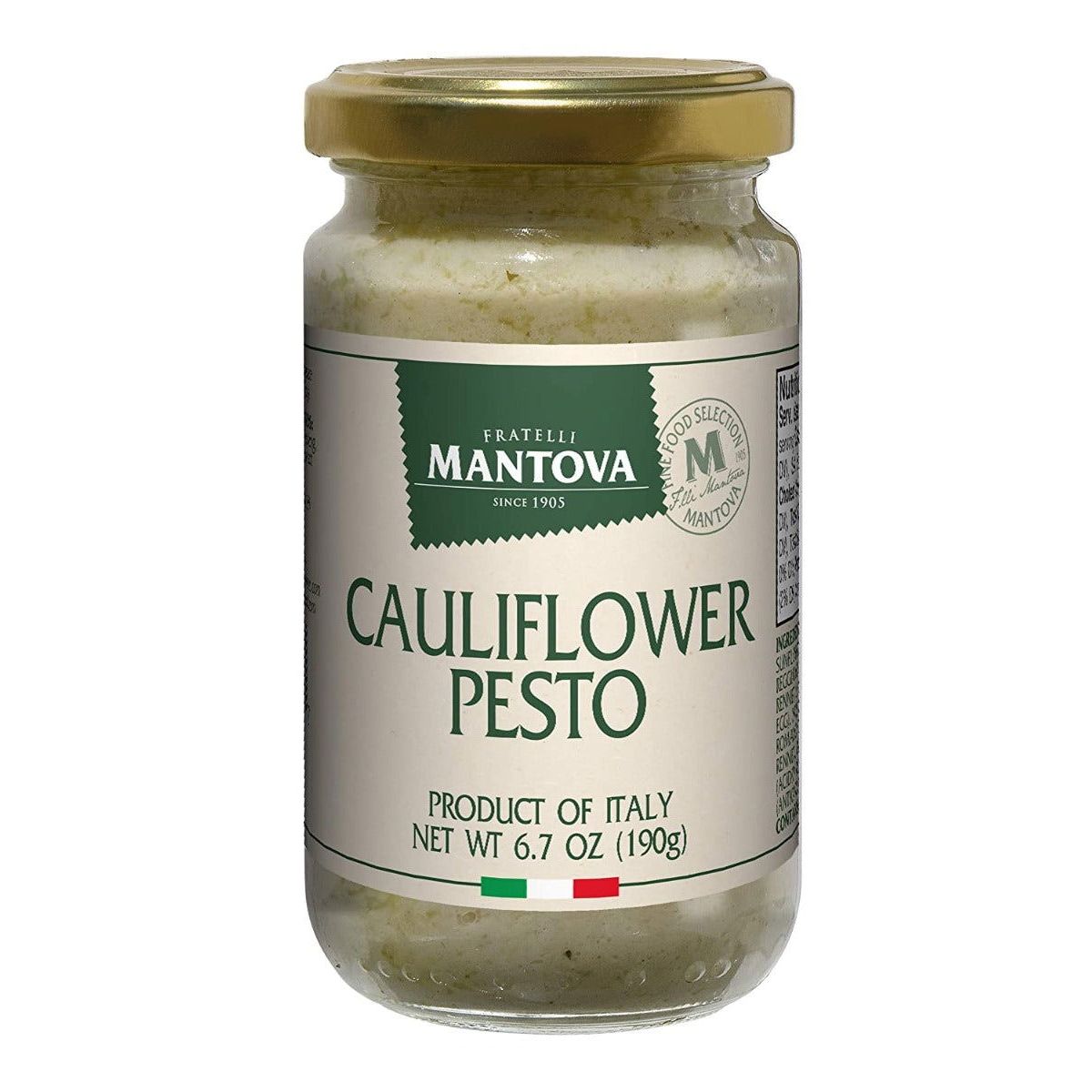 MANTOVA: Cauliflower Pesto, 6.5 oz - #tag1# - #tag2#