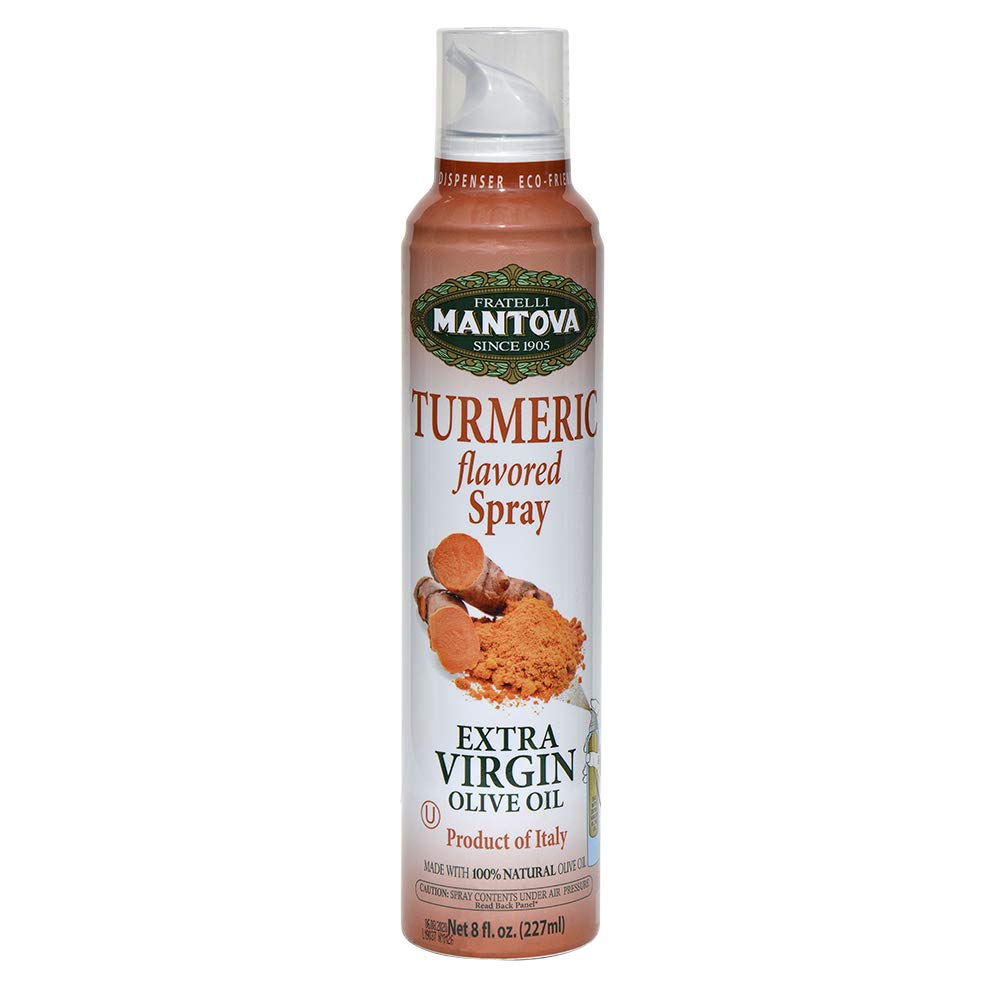 MANTOVA: Evoo Spray Turmeric, 8 oz - #tag1# - #tag2#