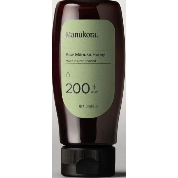 MANUKORA: Raw Manuka Honey MGO 200+ Squeeze Bottle, 12.7 oz - #tag1# - #tag2#