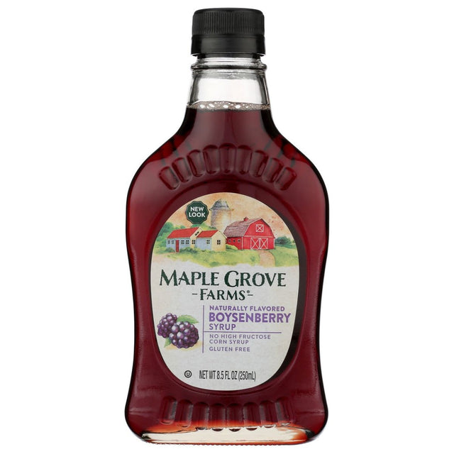 MAPLE GROVE: Boysenberry Syrup, 8.5 oz - #tag1# - #tag2#