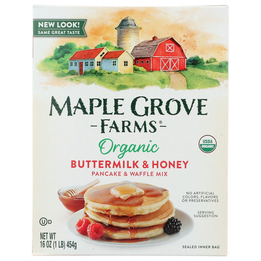 MAPLE GROVE: Organic Pancake & Waffle Mix, 16 oz - #tag1# - #tag2#