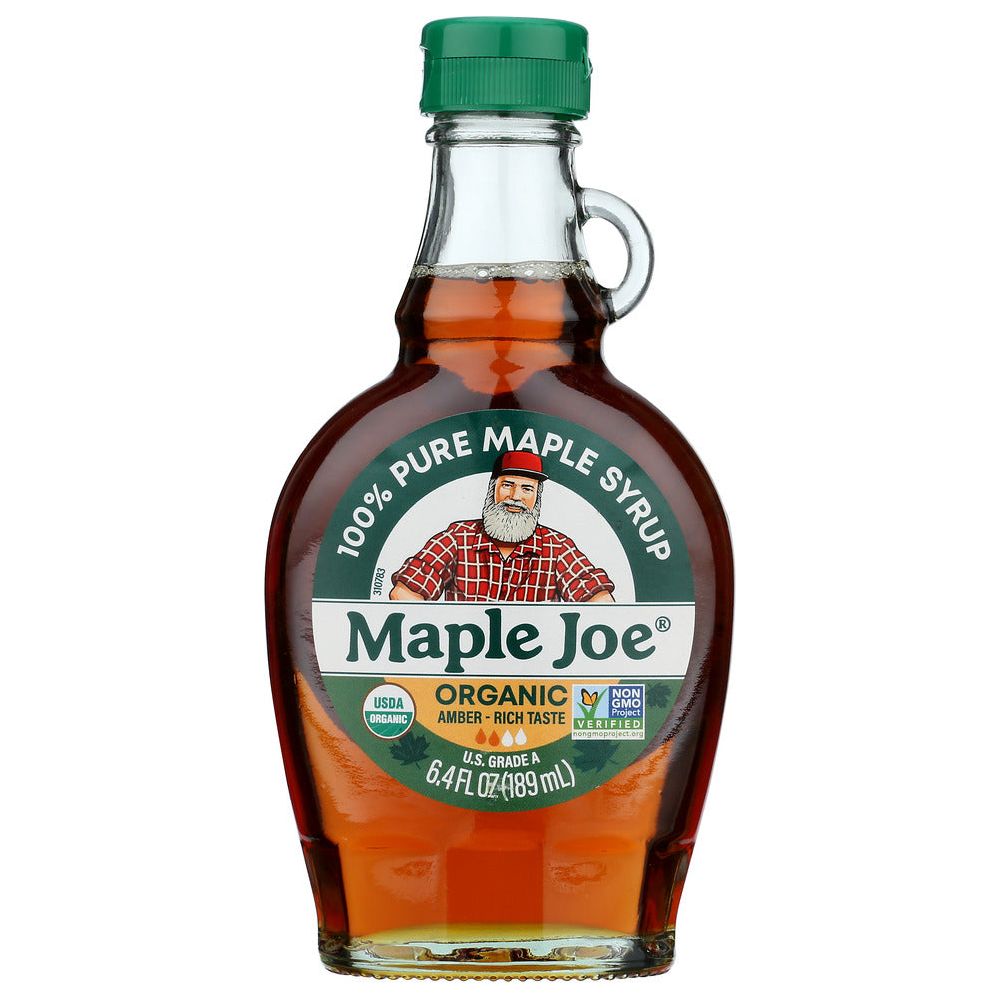 MAPLE JOE: Pure Organic Maple Syrup Amber, 6.4 fo - #tag1# - #tag2#