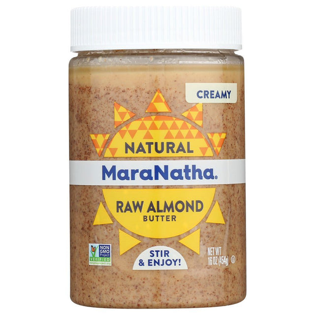 MARANATHA: Natural Raw Almond Butter Creamy, 16 oz - #tag1# - #tag2#
