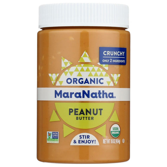 MARANATHA: Organic Roasted Peanut Butter Hint of Sea Salt Crunchy, 16 oz - #tag1# - #tag2#