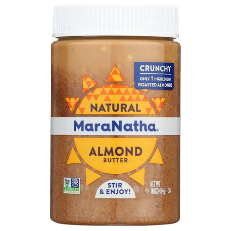 MARANATHA: Roasted Crunchy Almond Butter No Salt, 16 oz - #tag1# - #tag2#