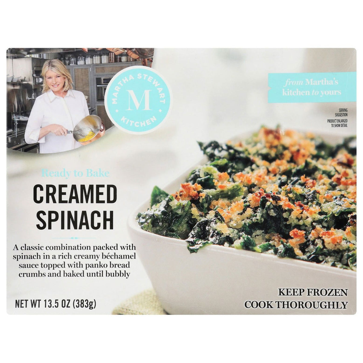 MARTHA STEWART KITCHEN: Spinach Creamed, 13.5 oz - #tag1# - #tag2#