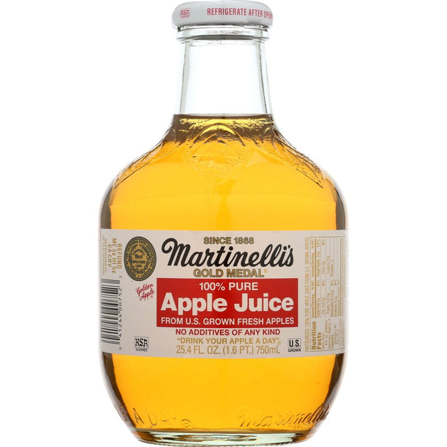 MARTINELLI: 100% Pure Apple Juice, 25.4 oz - #tag1# - #tag2#