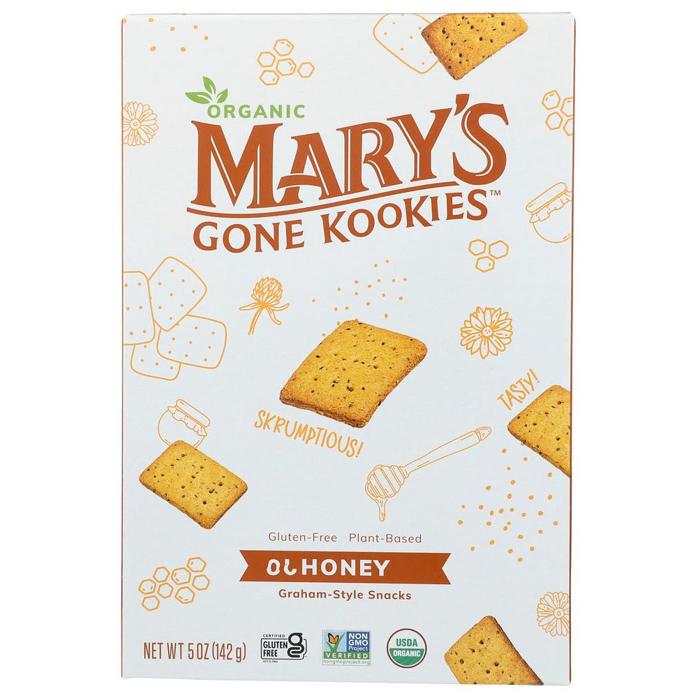 MARYS GONE CRACKERS: Honey Kookies, 5 oz - #tag1# - #tag2#