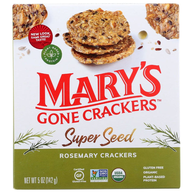 MARYS GONE CRACKERS: Super Seed Rosemary Crackers, 5 oz - #tag1# - #tag2#