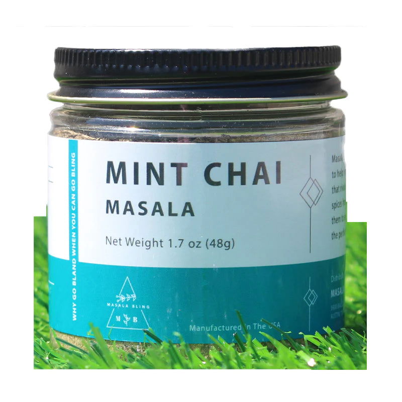 MASALA BLING: Mint Chai Masala Seasoning, 1.7 oz - #tag1# - #tag2#