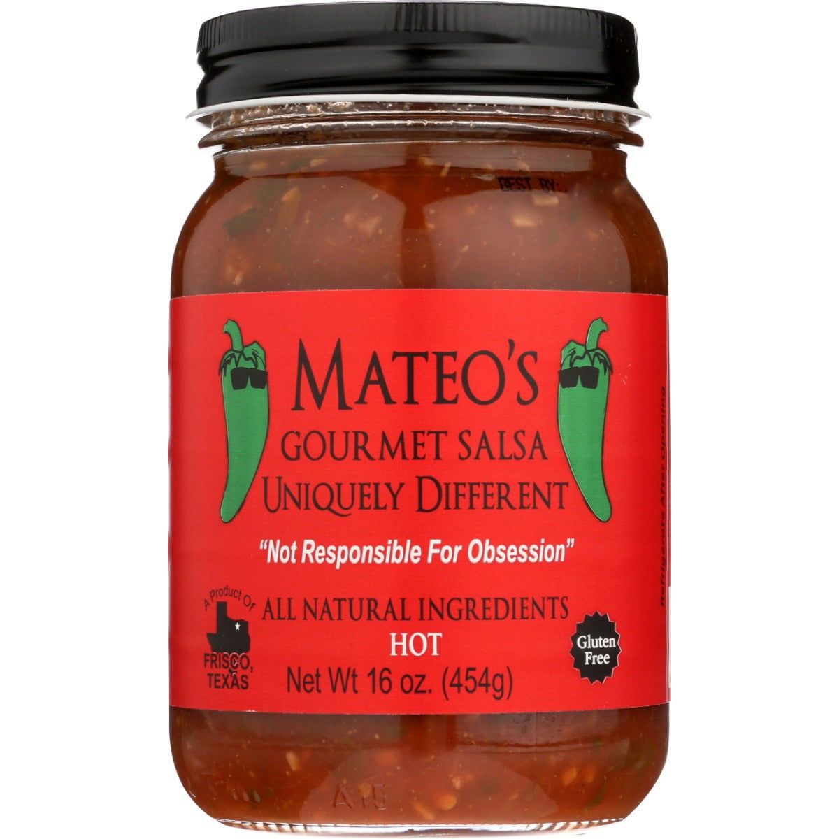 MATEO'S: Gourmet Hot Salsa, 16 Oz - Sunshine Co Op. - #tag1# - #tag2# - #tag3# - #tag4#