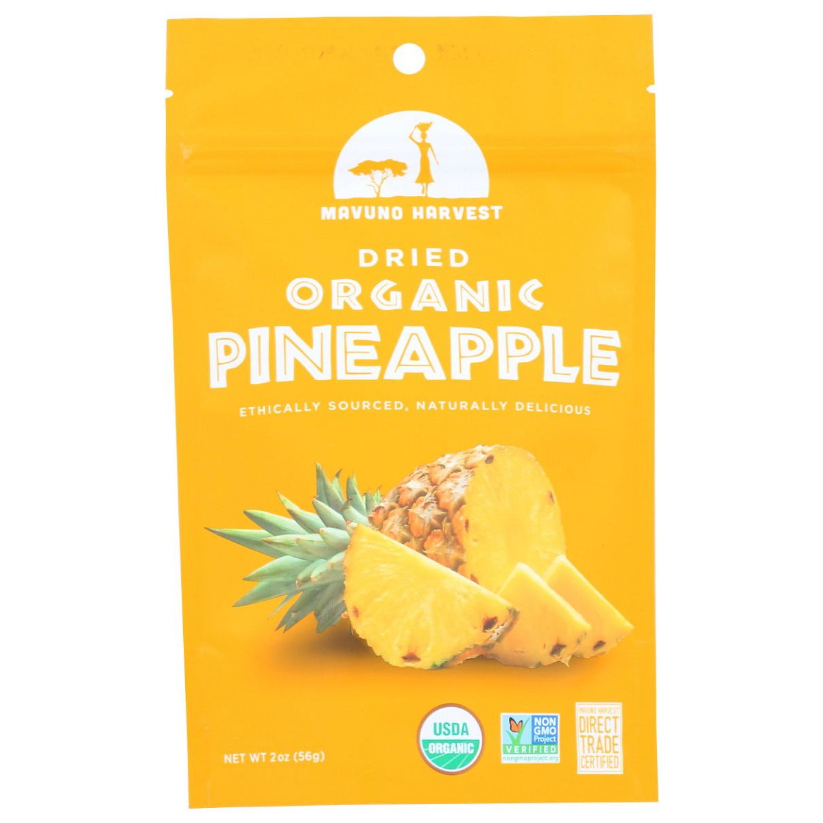 MAVUNO HARVEST: Dried Fruit Organic Pineapple, 2 oz - Sunshine Co Op. - #tag1# - #tag2# - #tag3# - #tag4#