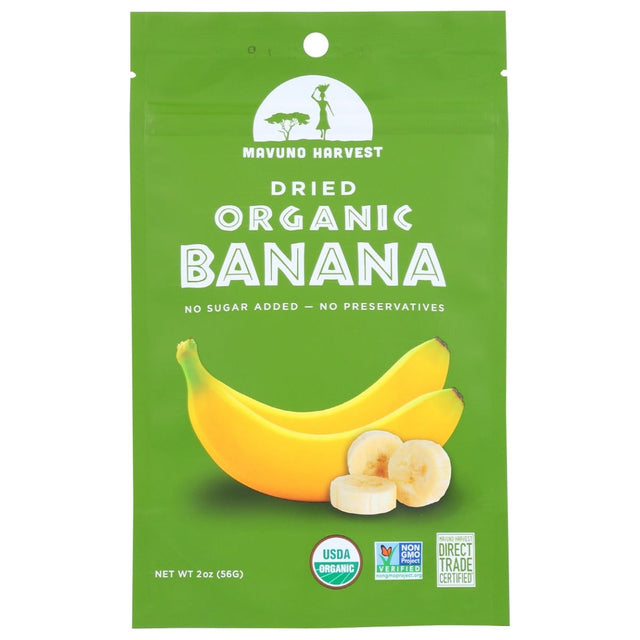 MAVUNO HARVEST: Organic Dried Banana, 2 oz - #tag1# - #tag2#