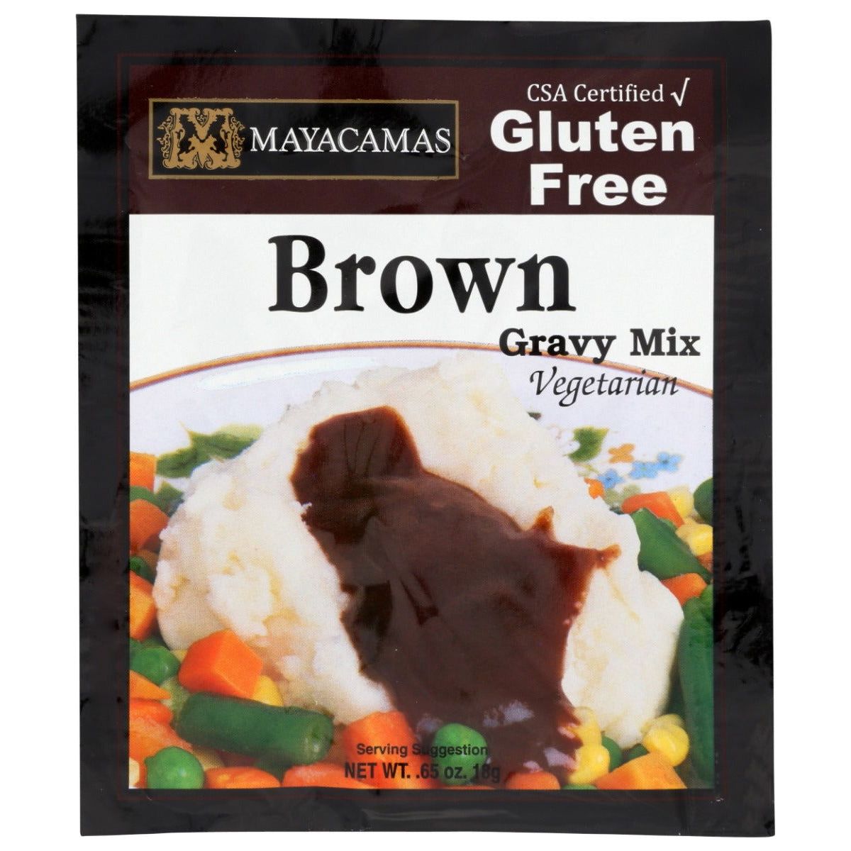 MAYACAMAS: Brown Gravy Mix, 0.65 oz - Sunshine Co Op. - #tag1# - #tag2# - #tag3# - #tag4#