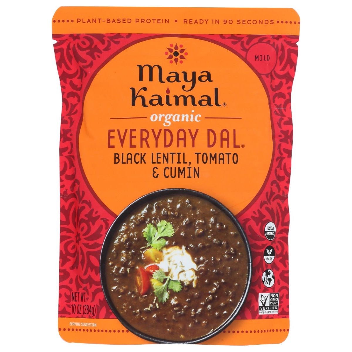MAYA KAIMAL: Black Lentil Tomato and Cumin Organic Everyday Dal, 10 oz - #tag1# - #tag2#