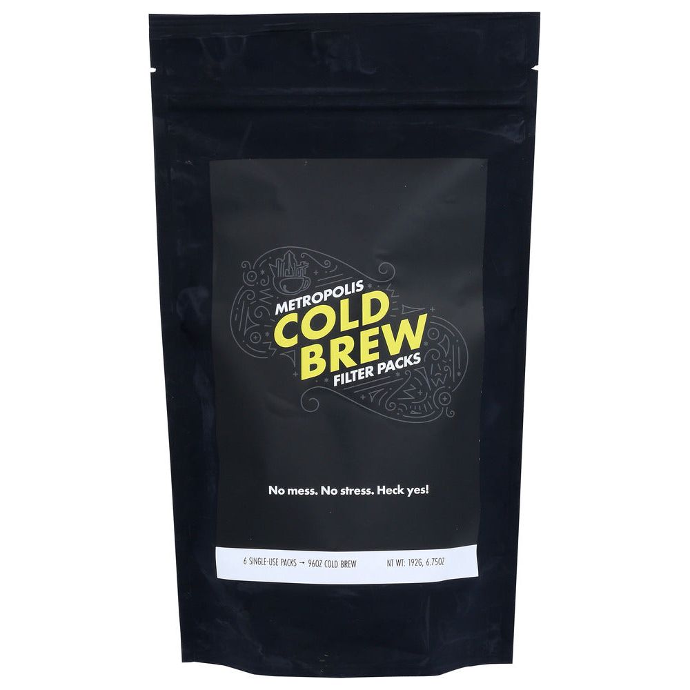 METROPOLIS COFFEE: Cold Brew Filter Packs, 6.75 oz - #tag1# - #tag2#