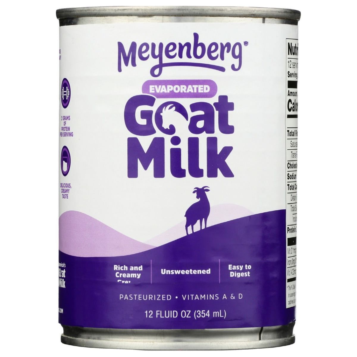 MEYENBERG: Evaporated Goat Milk, 12 oz - Sunshine Co Op. - #tag1# - #tag2# - #tag3# - #tag4#
