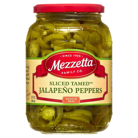 MEZZETTA: Deli-Sliced Tamed Jalapeno Peppers, 32 oz - Sunshine Co Op. - #tag1# - #tag2# - #tag3# - #tag4#