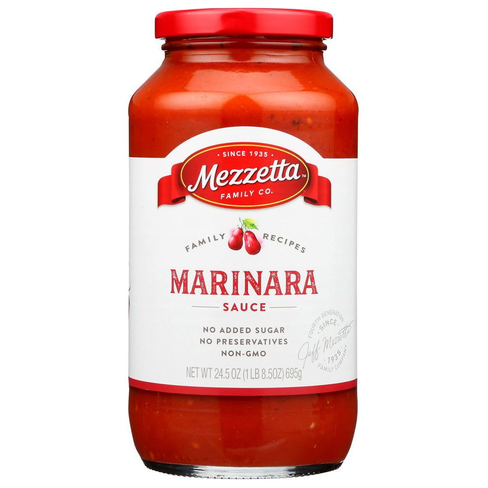 MEZZETTA: Family Recipes Marinara Sauce, 24.5 oz - Sunshine Co Op. - #tag1# - #tag2# - #tag3# - #tag4#