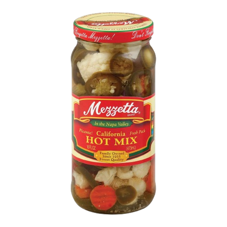 MEZZETTA: Italian Mix Giardiniera Hot, 16 oz - #tag1# - #tag2#