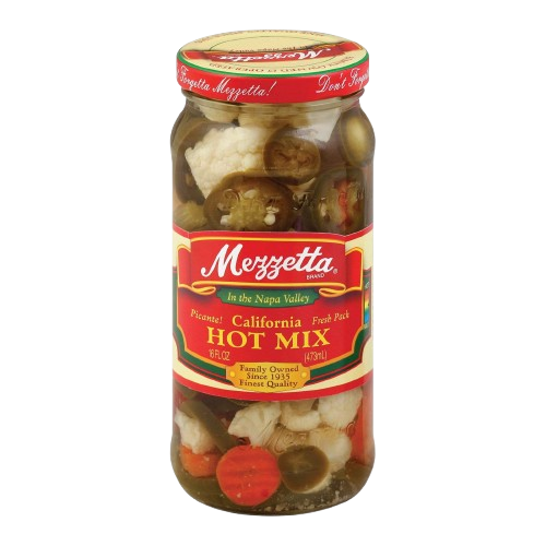 MEZZETTA: Italian Mix Giardiniera Hot, 16 oz - #tag1# - #tag2#