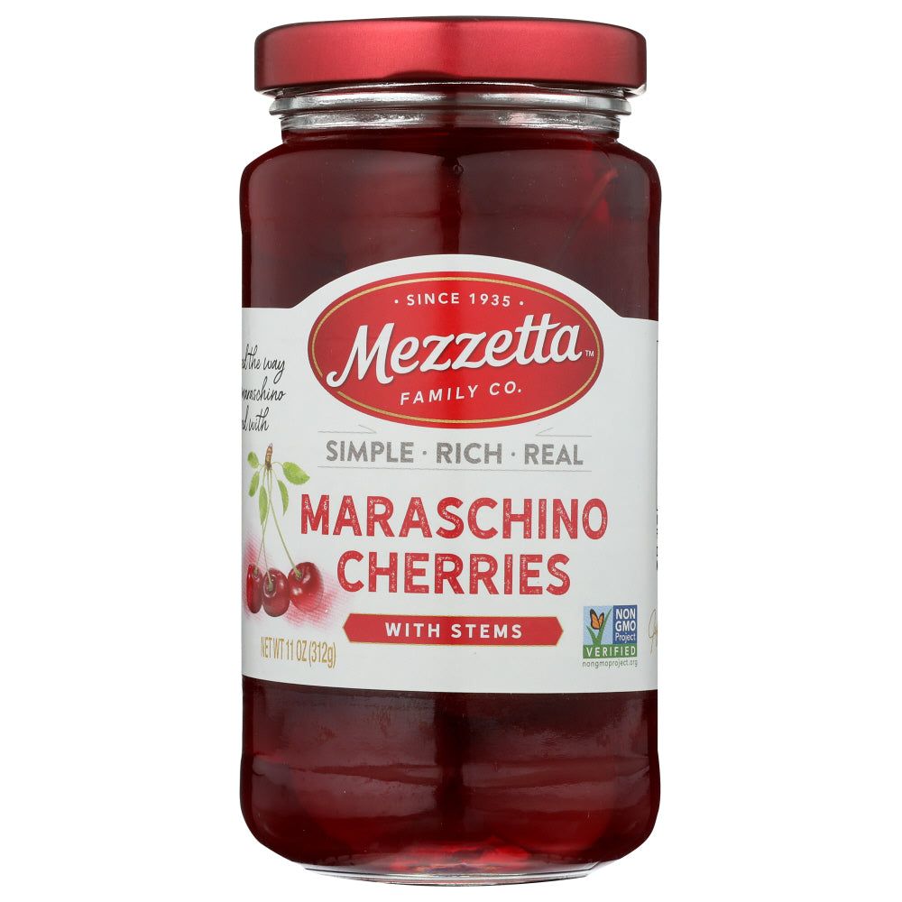 MEZZETTA: Maraschino Cherries With Stems, 11 oz - #tag1# - #tag2#